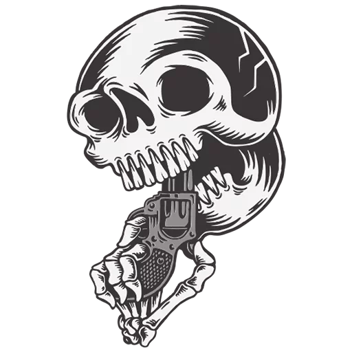 💀 Стикер «creepy» для Telegram