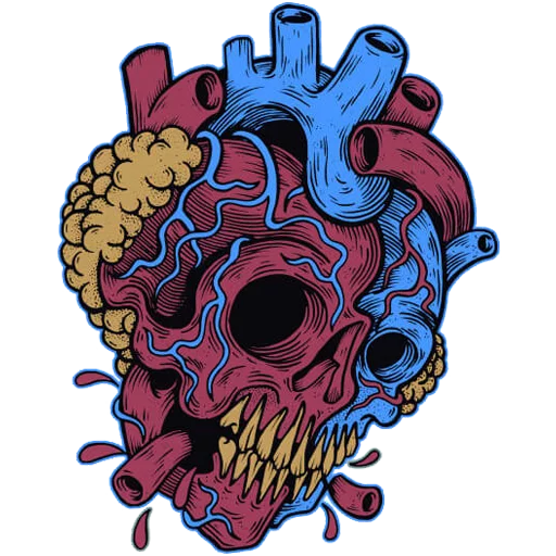 💀 Стикер «creepy» для Telegram