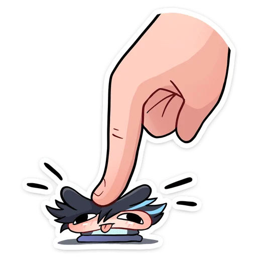 😵 Стикер «Темный Эдди» для Telegram