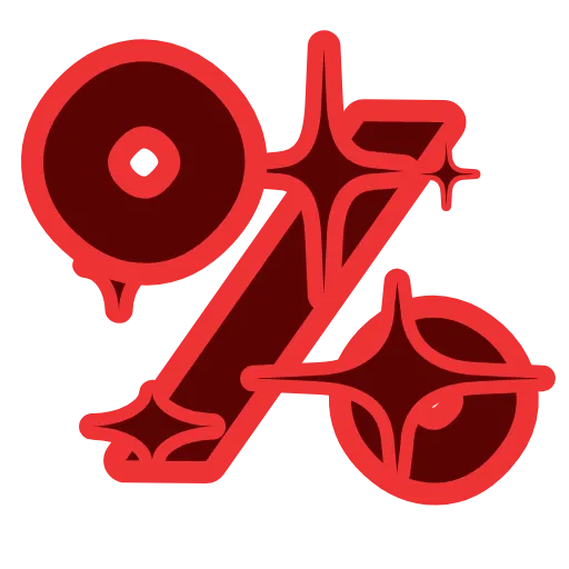 Стикер 17 Red Icons