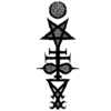 Стикер 10 Dark Glow