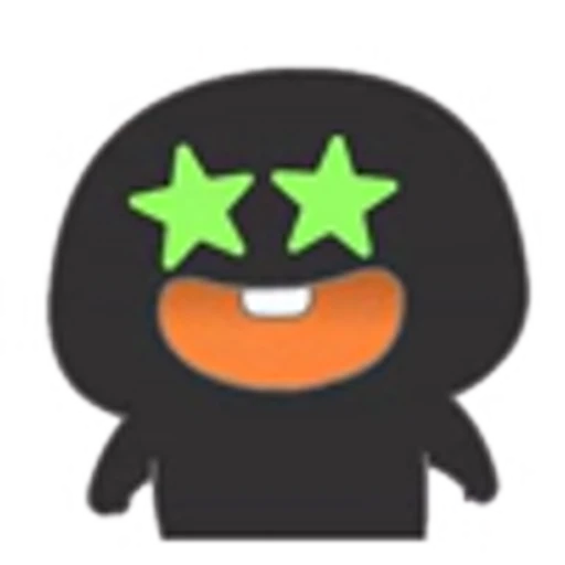 😊 Эмодзи «Dark gray» для Telegram