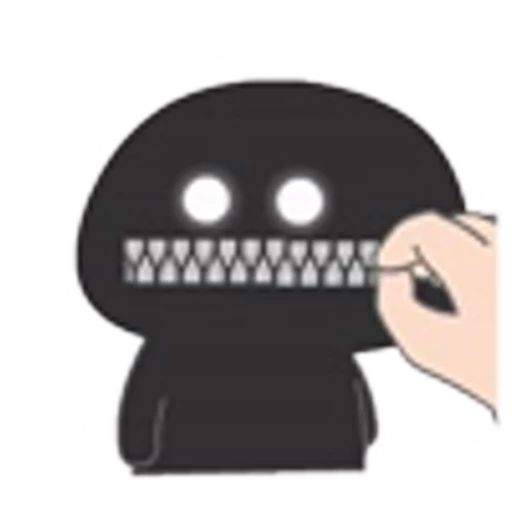 😊 Эмодзи «Dark gray» для Telegram