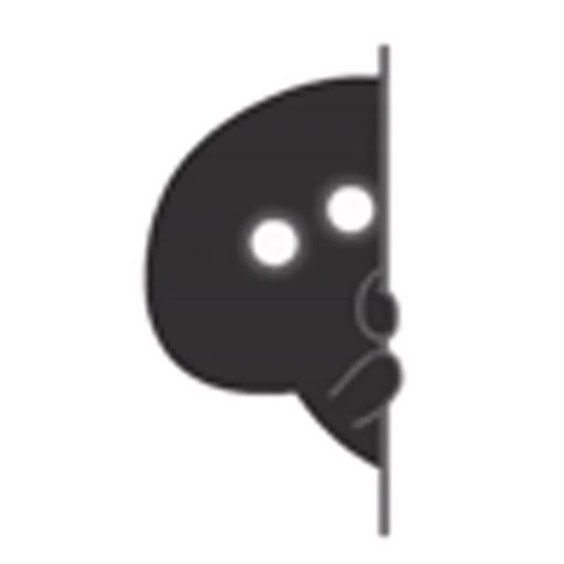 😊 Эмодзи «Dark gray» для Telegram