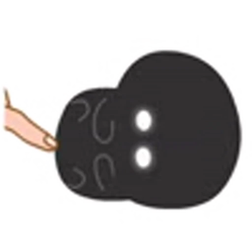 😊 Эмодзи «Dark gray» для Telegram