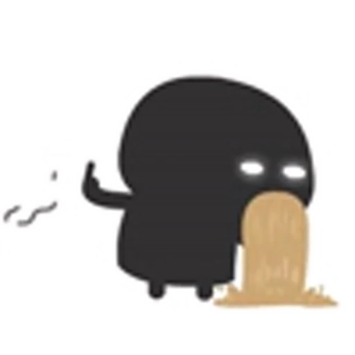 😊 Эмодзи «Dark gray» для Telegram