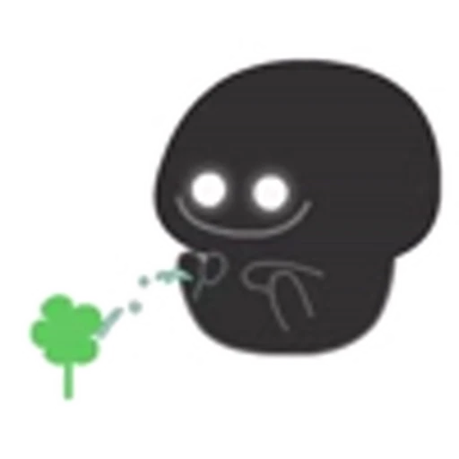 😊 Эмодзи «Dark gray» для Telegram