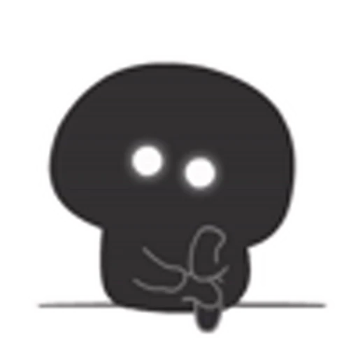 😊 Эмодзи «Dark gray» для Telegram