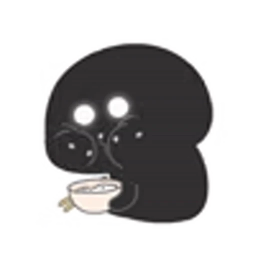 😊 Эмодзи «Dark gray» для Telegram