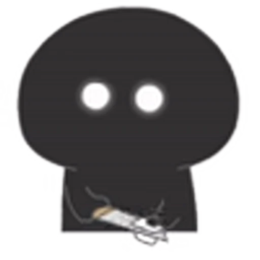 😊 Эмодзи «Dark gray» для Telegram