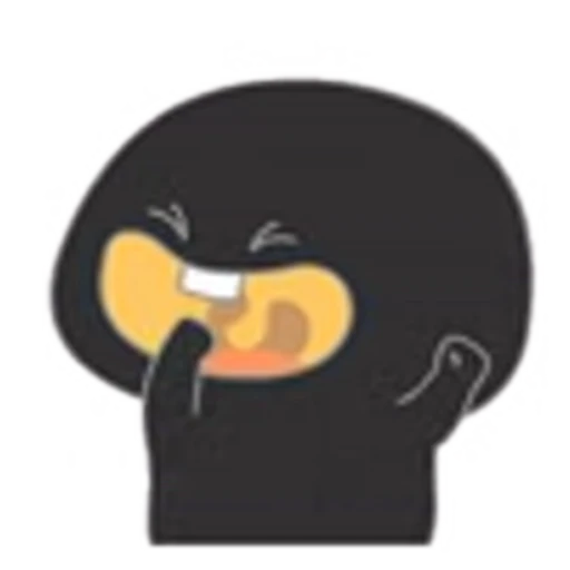 😊 Эмодзи «Dark gray» для Telegram