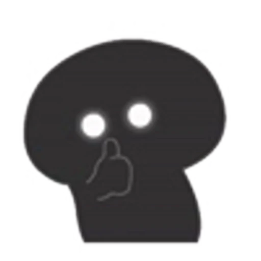 😊 Эмодзи «Dark gray» для Telegram