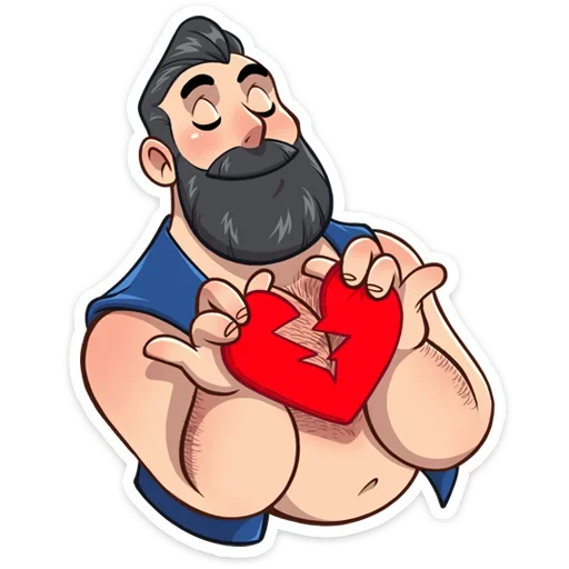 💔 Стикер «Тёмный Валентин» для Telegram