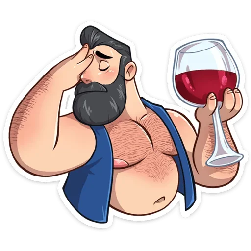 🍷 Стикер «Тёмный Валентин» для Telegram