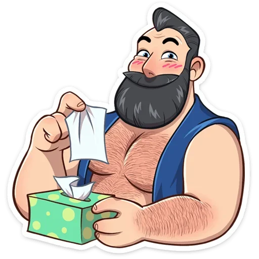 🥲 Стикер «Тёмный Валентин» для Telegram