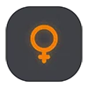 Стикер 51 Dark icon - иконки для оформления