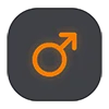 Стикер 50 Dark icon - иконки для оформления