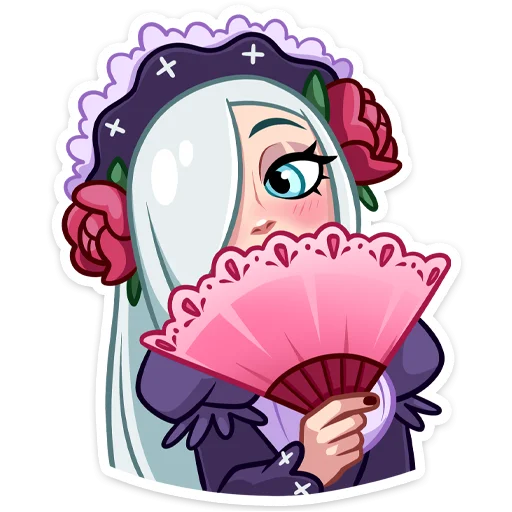 🫣 Стикер «Тёмная Леди» для Telegram