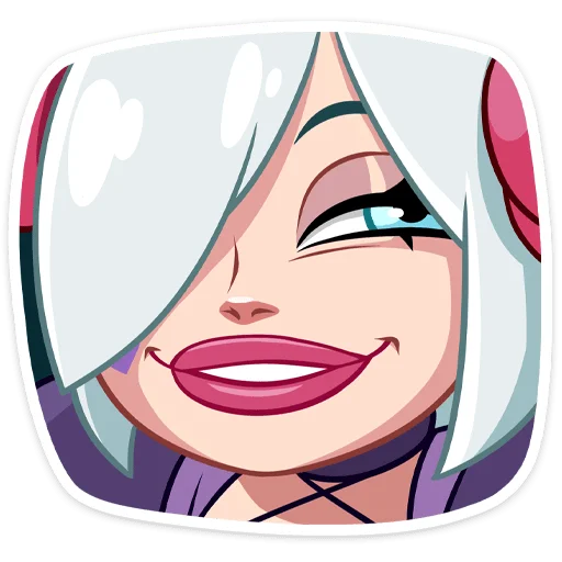 😄 Стикер «Тёмная Леди» для Telegram