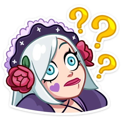 🤨 Стикер «Тёмная Леди» для Telegram