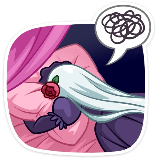 😣 Стикер «Тёмная Леди» для Telegram
