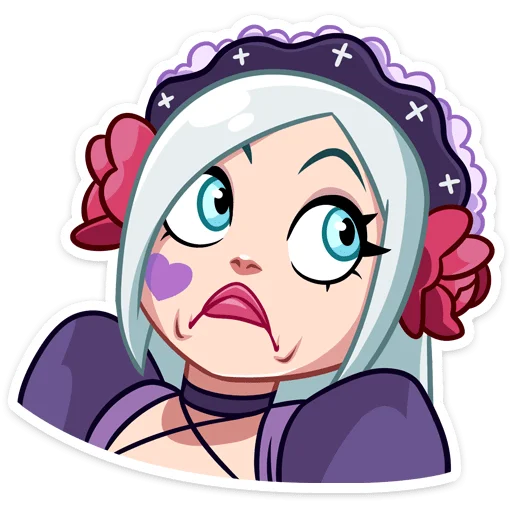 😳 Стикер «Тёмная Леди» для Telegram
