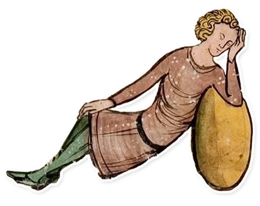 😌 Стикер «Dark medieval fun» для Telegram