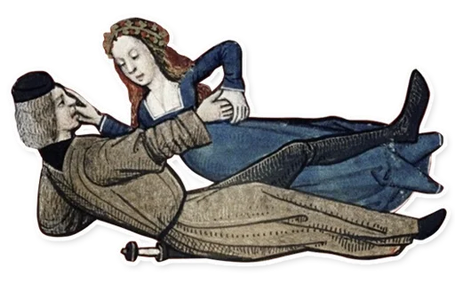 😍 Стикер «Dark medieval fun» для Telegram