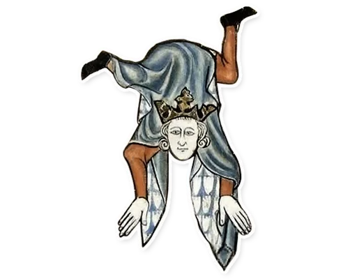 🤸‍♀️ Стикер «Dark medieval fun» для Telegram