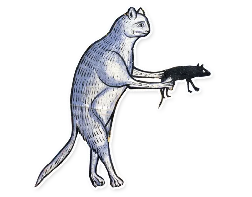 😺 Стикер «Dark medieval fun» для Telegram