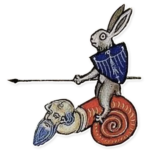 🐌 Стикер «Dark medieval fun» для Telegram