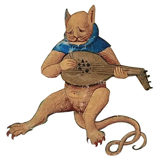 🎸 Стикер «Dark medieval fun» для Telegram