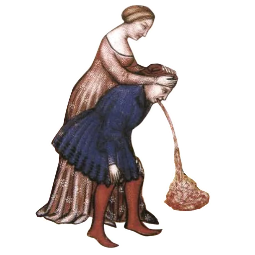 🤮 Стикер «Dark medieval fun» для Telegram