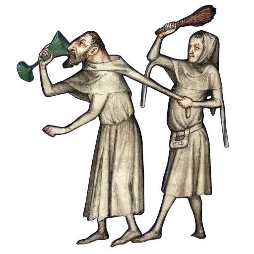 🍺 Стикер «Dark medieval fun» для Telegram