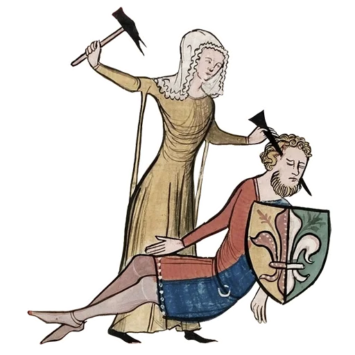 ⛏ Стикер «Dark medieval fun» для Telegram