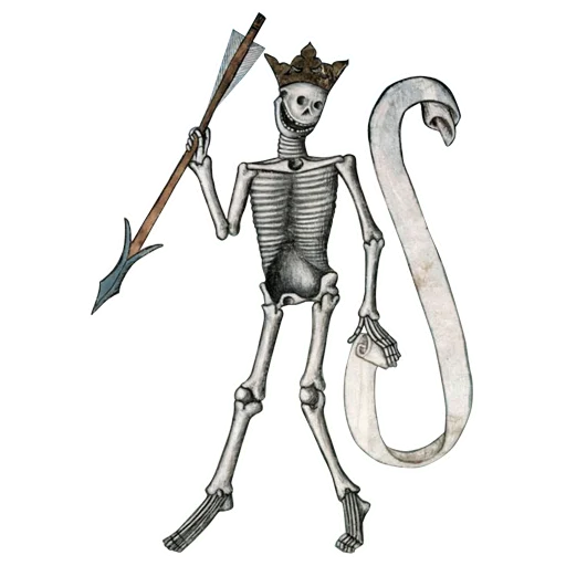 🔚 Стикер «Dark medieval fun» для Telegram