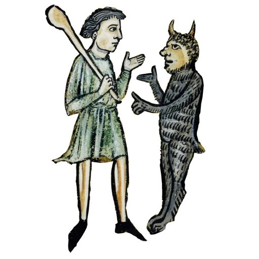 👥 Стикер «Dark medieval fun» для Telegram