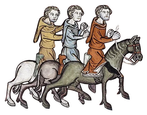 👨‍👦‍👦 Стикер «Dark medieval fun» для Telegram