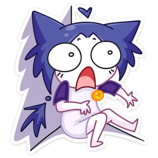 😳 Стикер «Тёмная Милшу» для Telegram