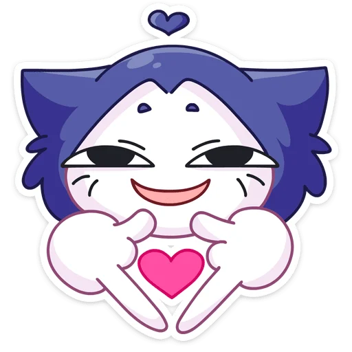 ❤️ Стикер «Тёмная Милшу» для Telegram