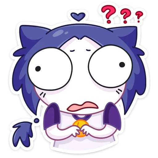 ❓ Стикер «Тёмная Милшу» для Telegram
