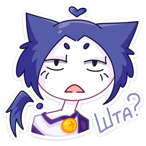 ❓ Стикер «Тёмная Милшу» для Telegram