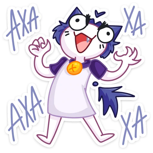 😊 Стикер «Тёмная Милшу» для Telegram