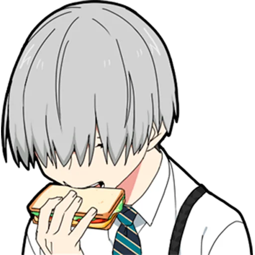 🍔 Стикер «Парень тьмы Darkness boy» для Telegram