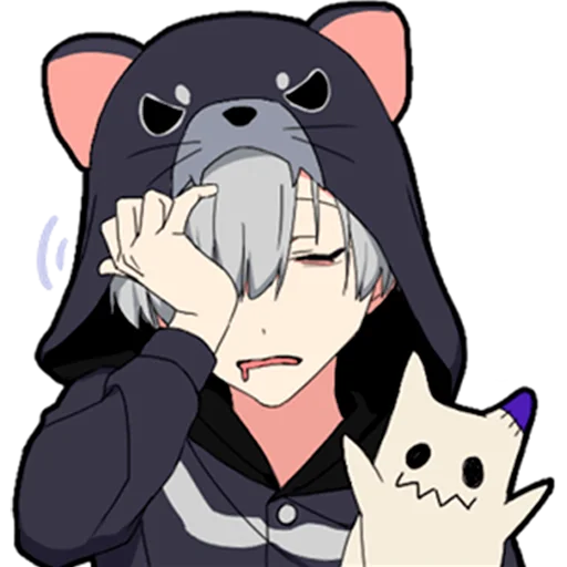 💤 Стикер «Парень тьмы Darkness boy» для Telegram