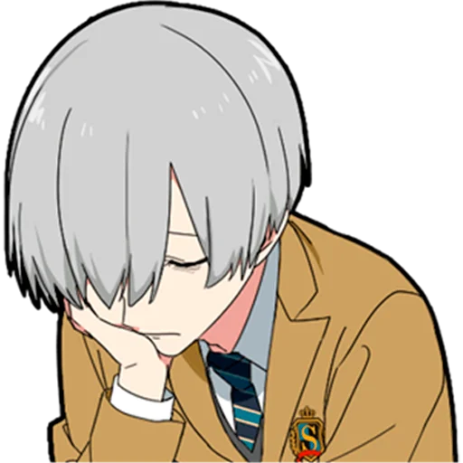 😔 Стикер «Парень тьмы Darkness boy» для Telegram