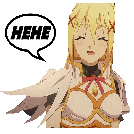 😅 Стикер «DARKNESS KONOSUBA» для Telegram