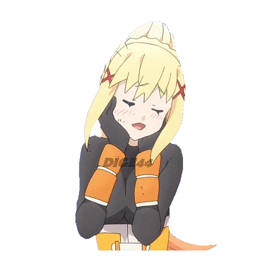 😊 Стикер «DARKNESS KONOSUBA» для Telegram
