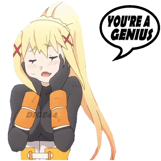 🧞‍♀️ Стикер «DARKNESS KONOSUBA» для Telegram