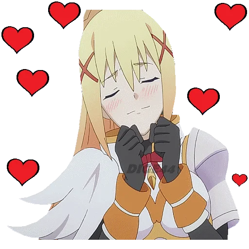 😍 Стикер «DARKNESS KONOSUBA» для Telegram